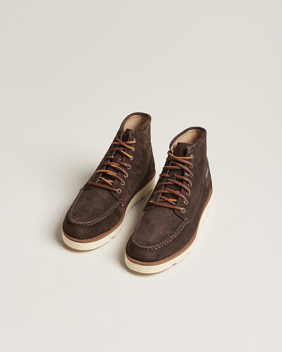 Herren | Sebago Tala Oiled Suede Mid Boot Dark Brown | Sebago | Tala Oiled Suede Mid Boot Dark Brown