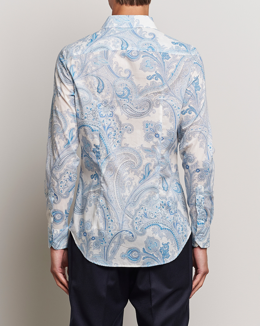 Herren | Hemden | Etro | Slim Fit Paisley Shirt Azzurro