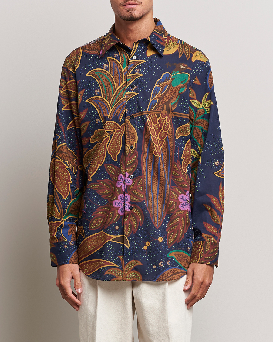 Herren | Hemden | Etro | Oversize Jungle Printed Shirt Navy