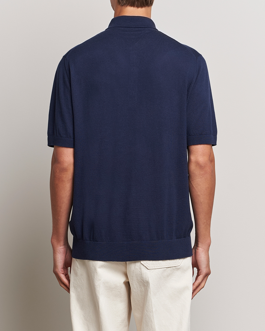 Herren | Poloshirts | Etro | Cotton/Cashmere Polo Navy