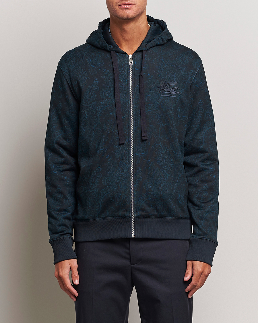 Herren | Pullover | Etro | Full Zip Sweater Navy