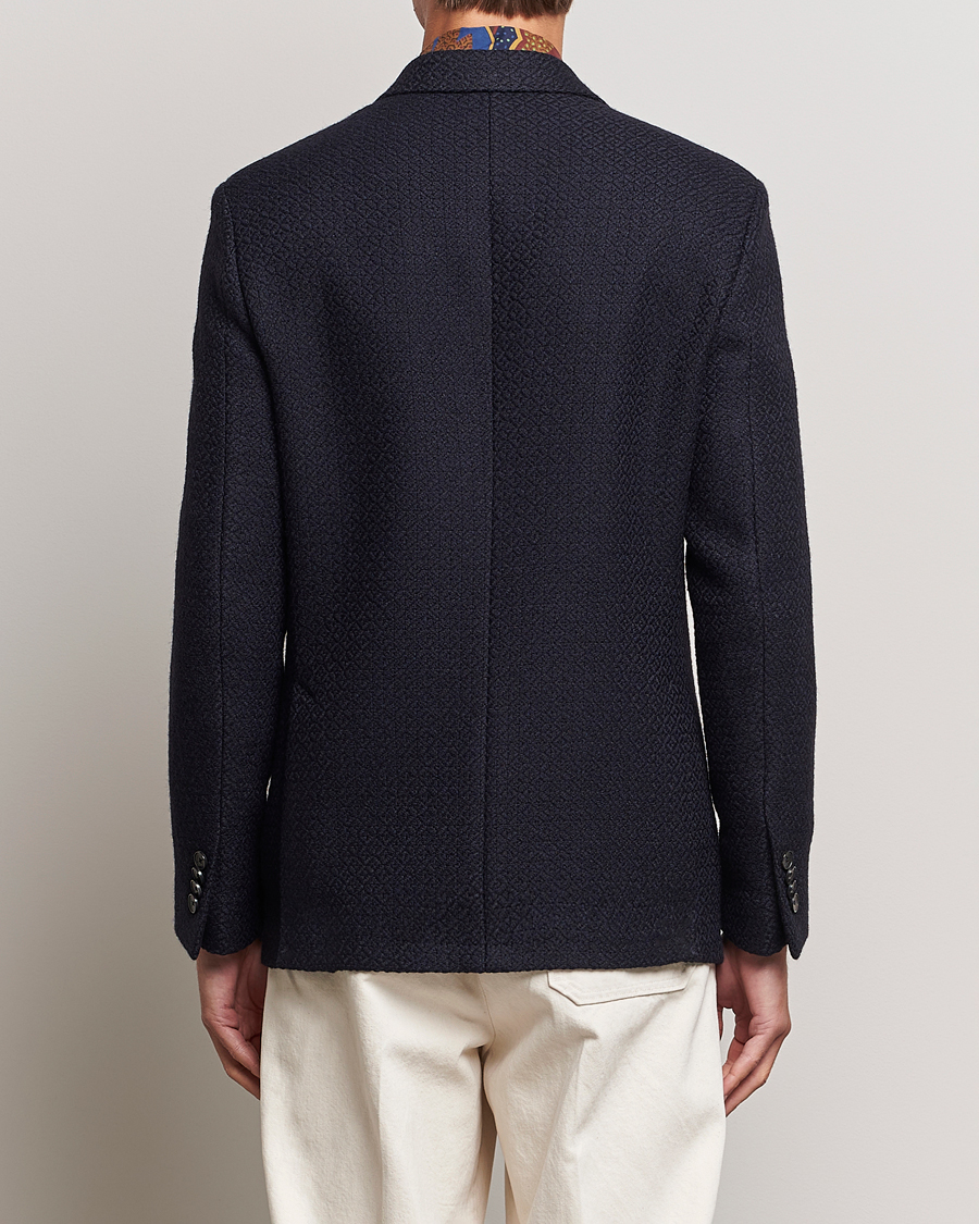 Herren | Sakkos | Etro | Jacquard Jersey Blazer Navy