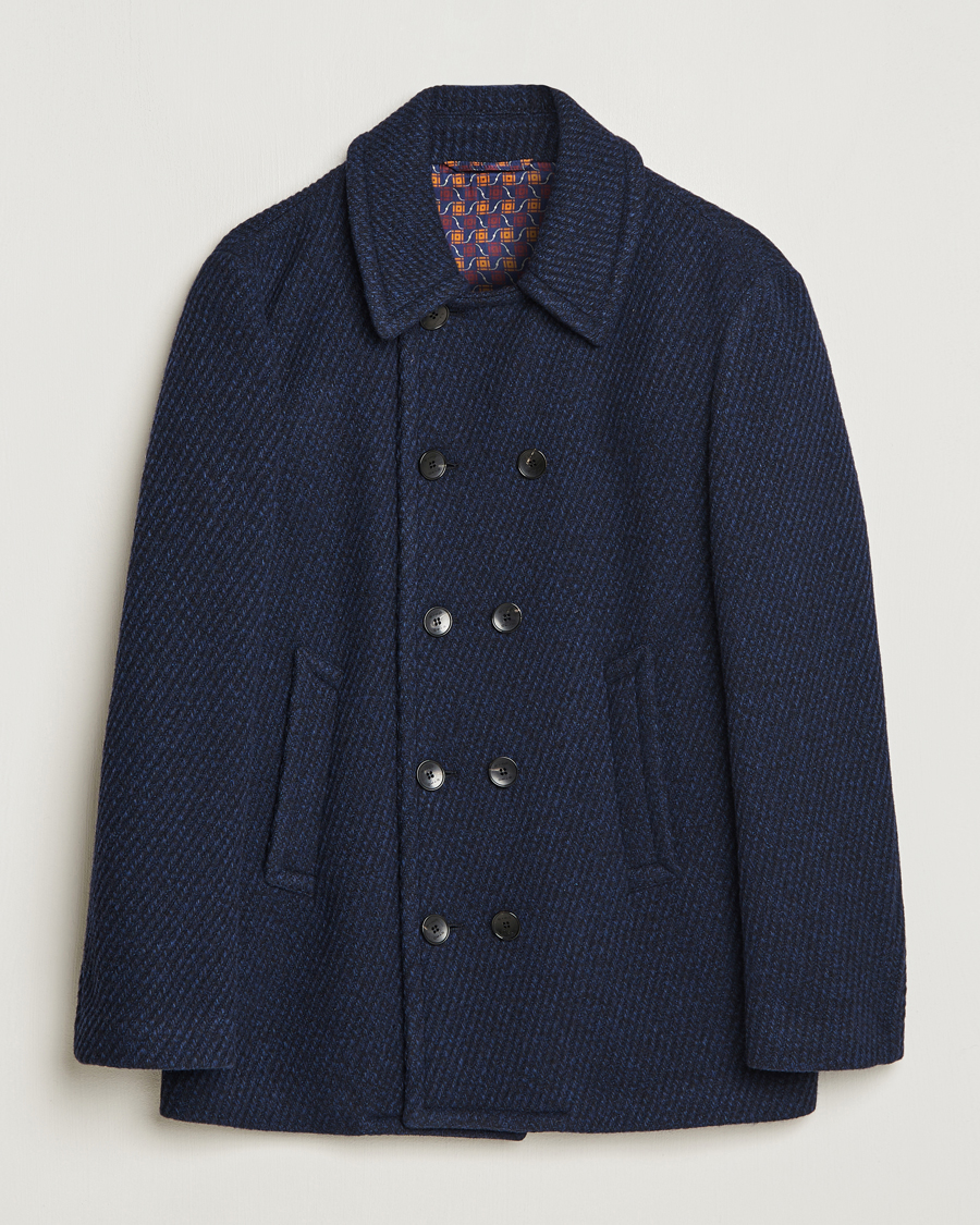 Herren | Jacken | Etro | Wool Peacoat Navy