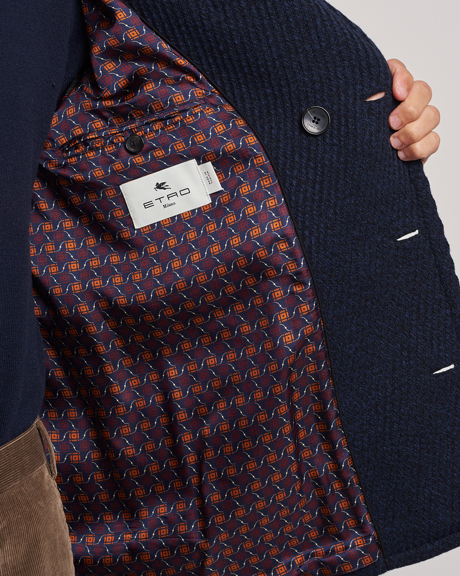Herren | Jacken | Etro | Wool Peacoat Navy