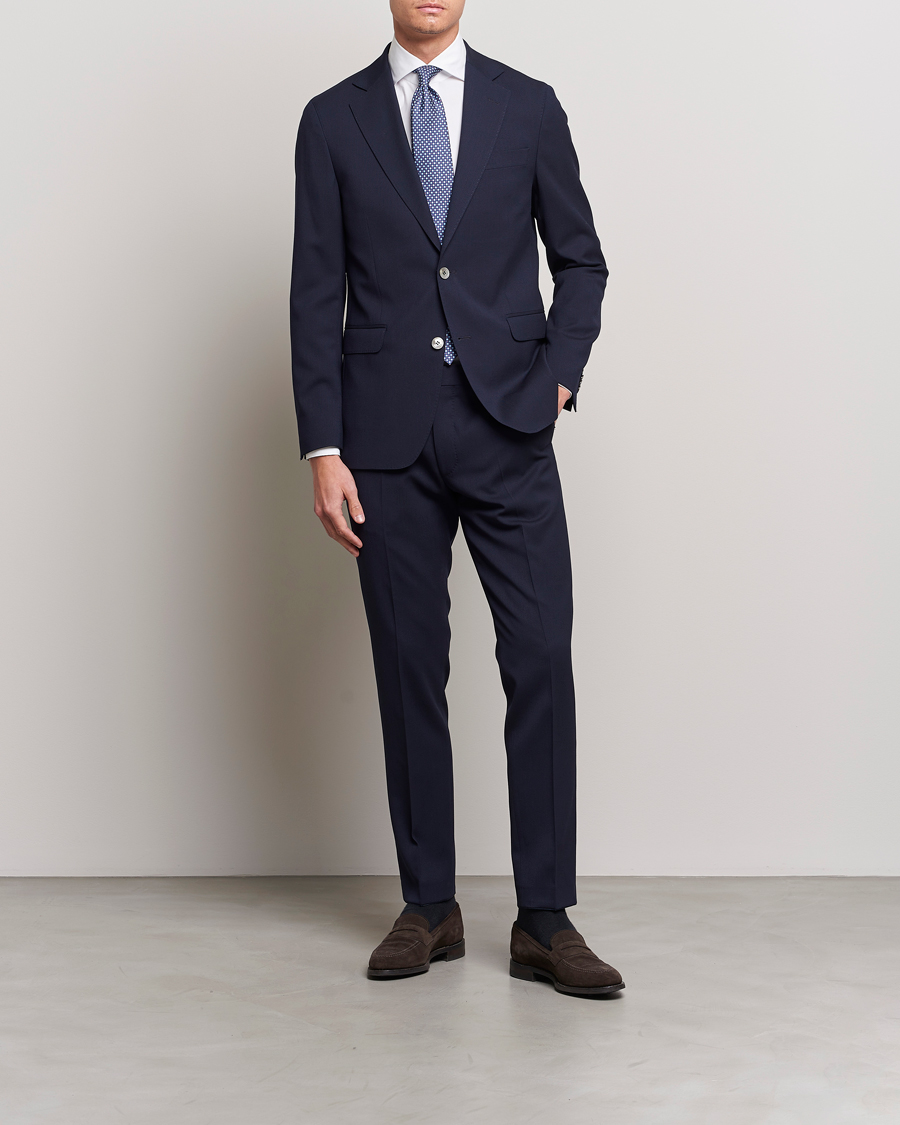 Herren | Sakkos | Oscar Jacobson | Ego Wool Blazer Blue