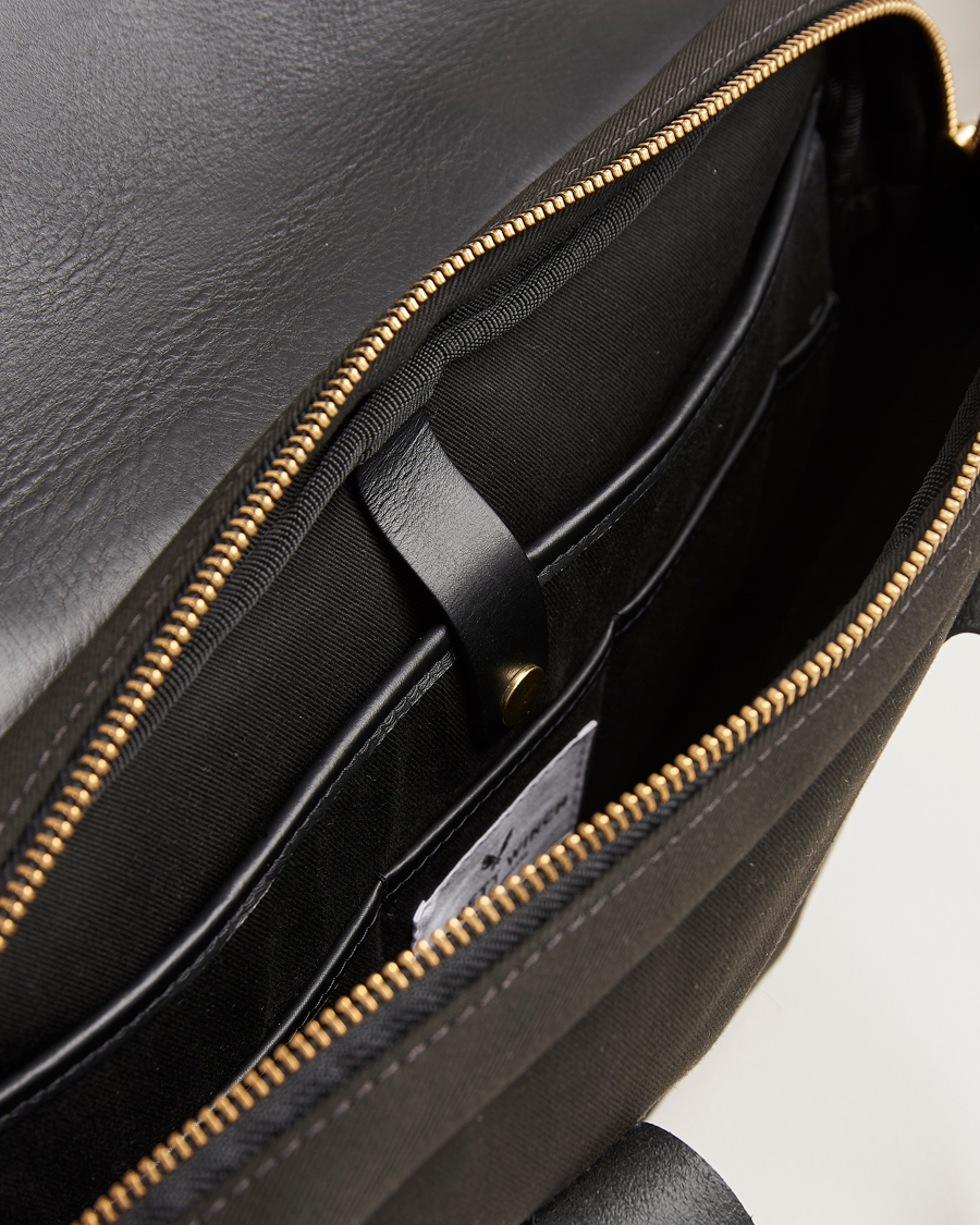 Herren | Taschen | Bennett Winch | Canvas Briefcase Black