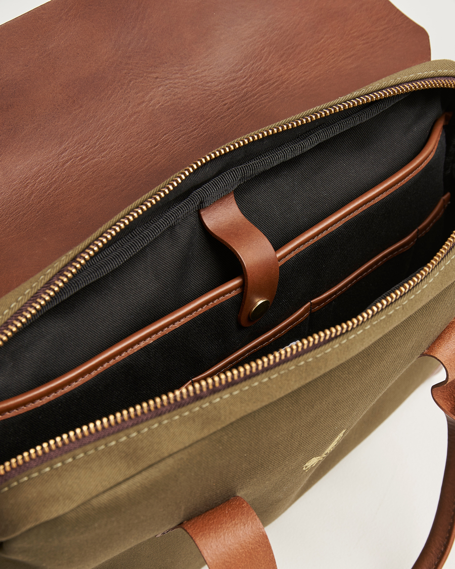 Herren | Taschen | Bennett Winch | Canvas Briefcase Olive