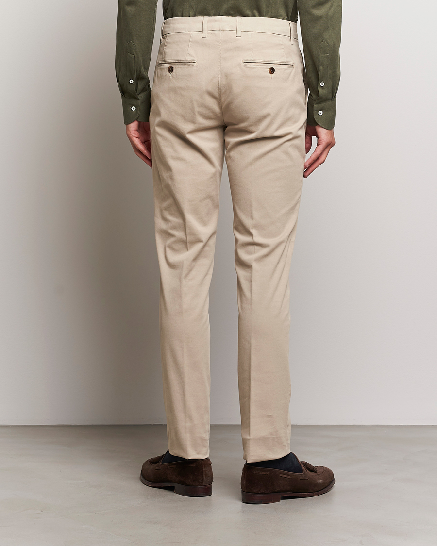 Herren | Hosen | Canali | Regular Fit Stretch Chinos Beige