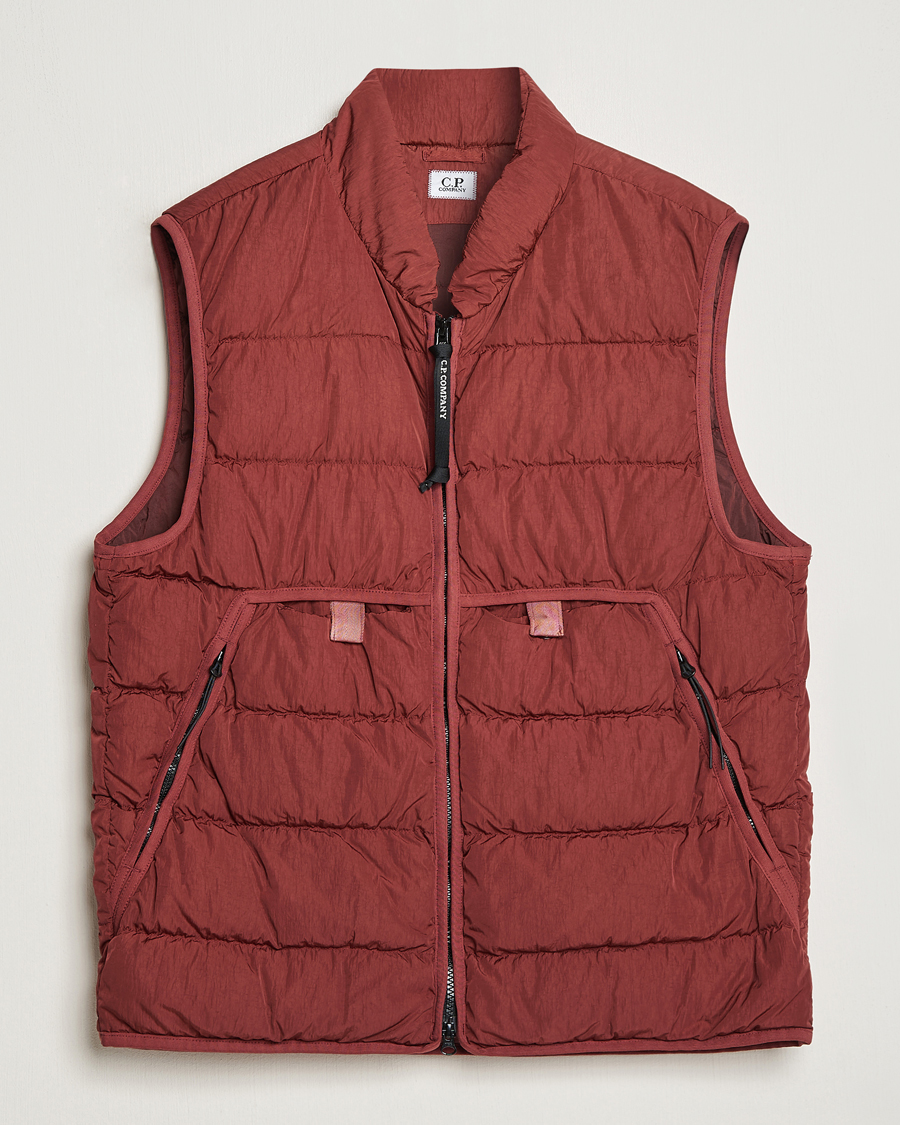 Herren | Jacken | C.P. Company | Eco-Chrome R Lightweight Down Vest Wine