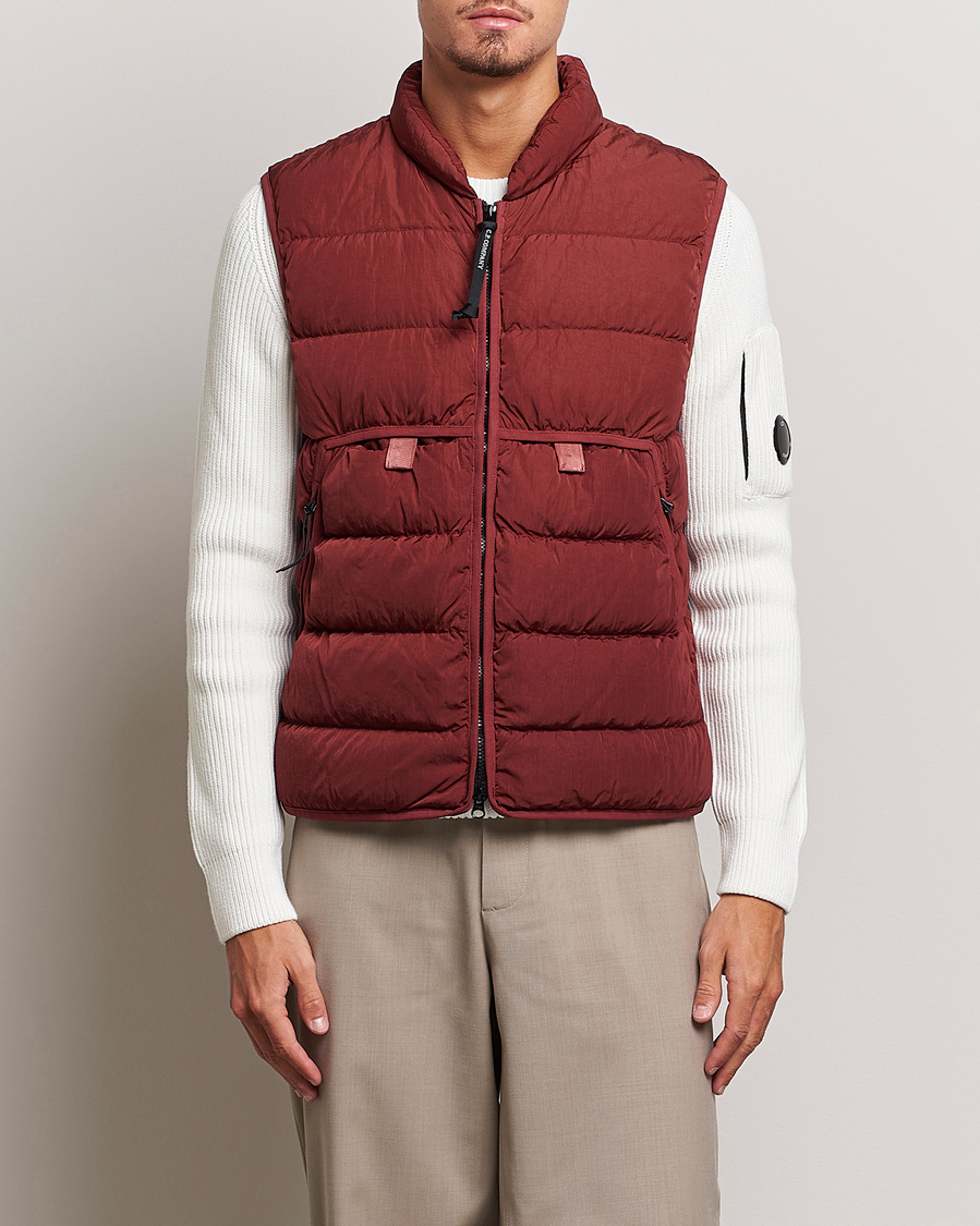 Herren | Jacken | C.P. Company | Eco-Chrome R Lightweight Down Vest Wine