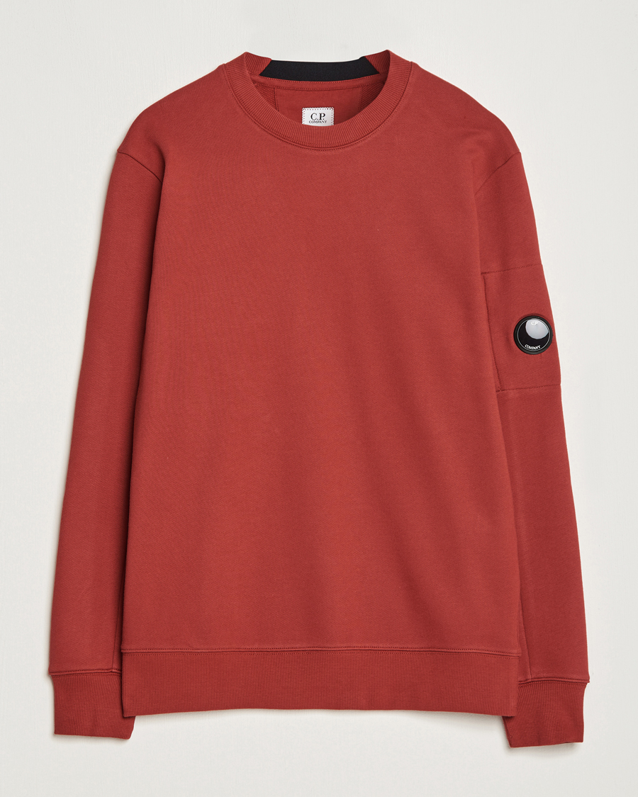 Herren | Pullover | C.P. Company | Diagonal Raised Fleece Lens Sweatshirt Wine