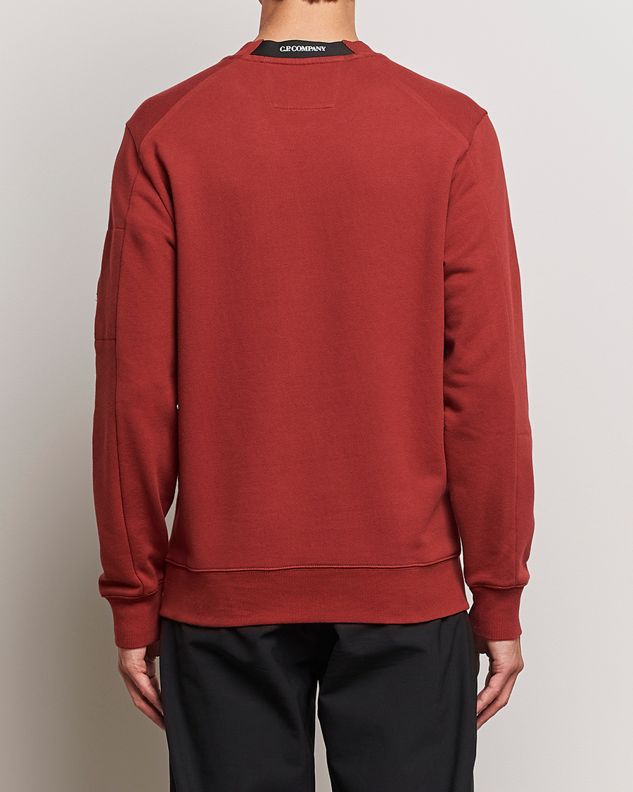 Herren | Pullover | C.P. Company | Diagonal Raised Fleece Lens Sweatshirt Wine