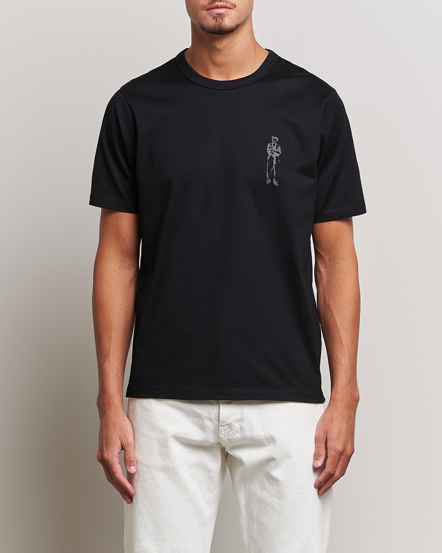 Herren | T-Shirts | C.P. Company | Mercerized Jersey Logo T-Shirt Black