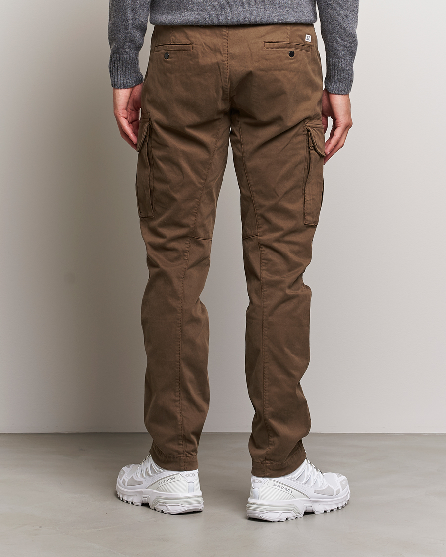 Herren | Hosen | C.P. Company | Stretch Satin Lens Cargo Pants Light Brown