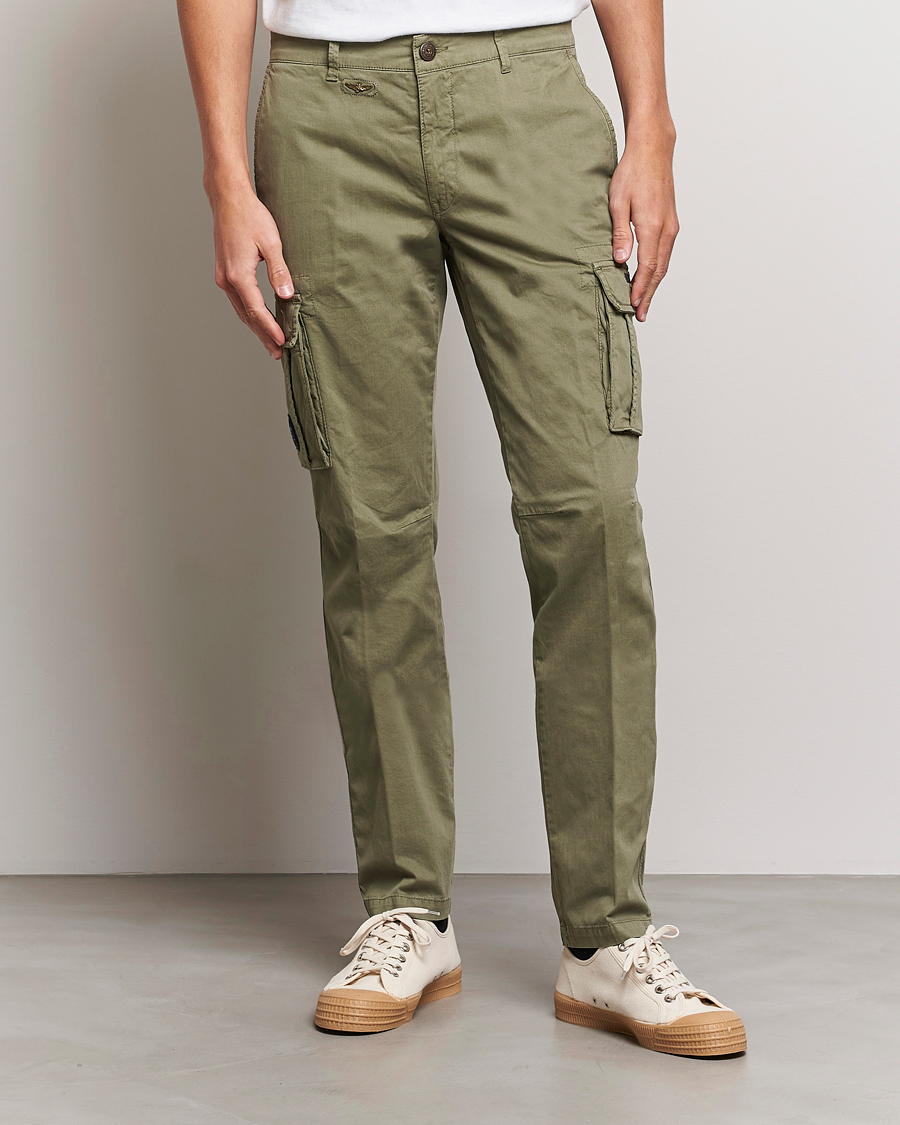 Herren | Cargohosen | Aeronautica Militare | Cotton Cargo Pants Green