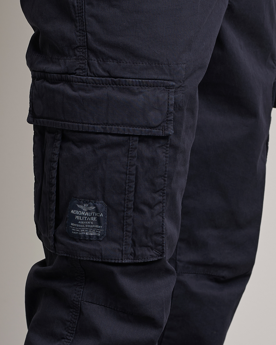 Herren | Hosen | Aeronautica Militare | Cotton Cargo Pants Navy