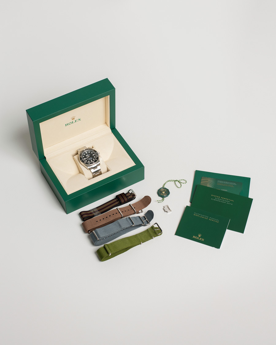 Herren | Rolex Pre-Owned Submariner 124060 Oyster Perpetual Steel Black | Rolex Pre-Owned | Submariner 124060 Oyster Perpetual Steel Black