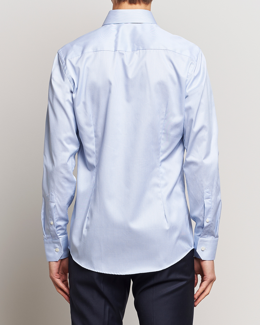 Herren | Hemden | Eton | Slim Fit Signature Twill Shirt Blue/White
