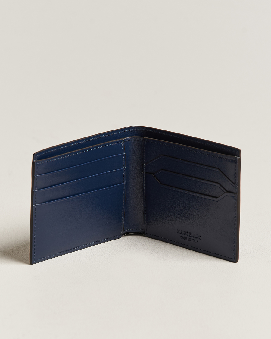 Herren | Normale Geldbörsen | Montblanc | Meisterstück Wallet 6cc Ink Blue