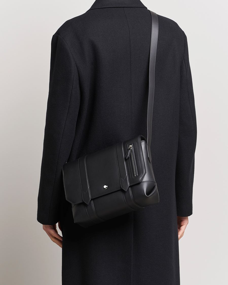 Herren | Montblanc Meisterstück Selection Soft Mini Messenger Black | Montblanc | Meisterstück Selection Soft Mini Messenger Black