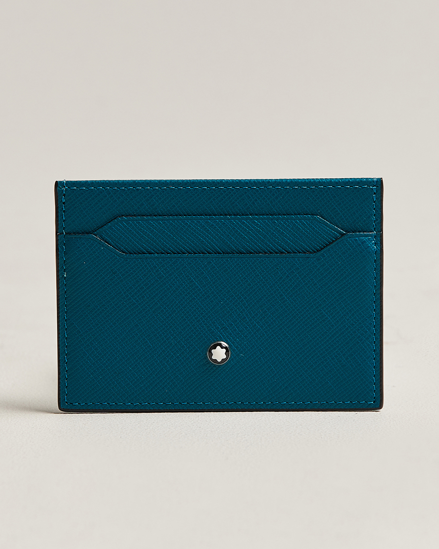 Herren | Montblanc Sartorial Card Holder 5cc Fern Blue | Montblanc | Sartorial Card Holder 5cc Fern Blue