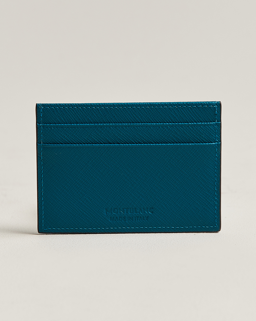 Herren | Montblanc Sartorial Card Holder 5cc Fern Blue | Montblanc | Sartorial Card Holder 5cc Fern Blue