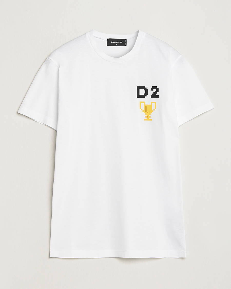 Herren | T-Shirts | Dsquared2 | Cool Fit Trophy Tee White