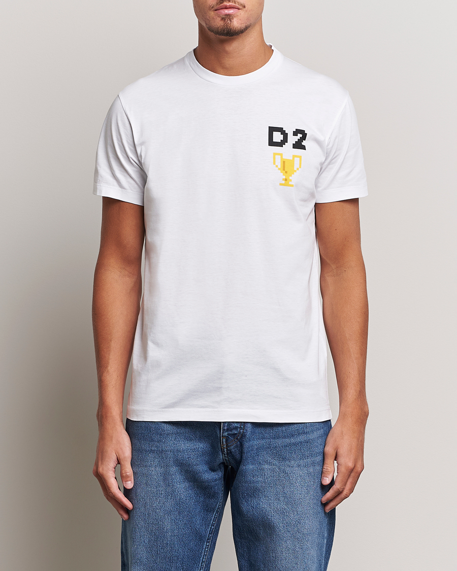 Herren | T-Shirts | Dsquared2 | Cool Fit Trophy Tee White