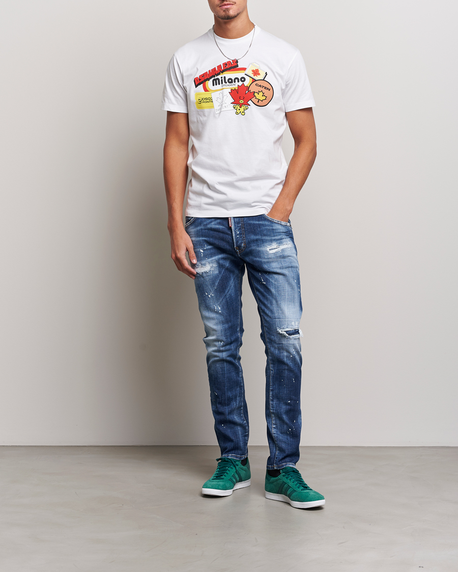 Herren | Jeans | Dsquared2 | Skater Jeans Light Blue Wash