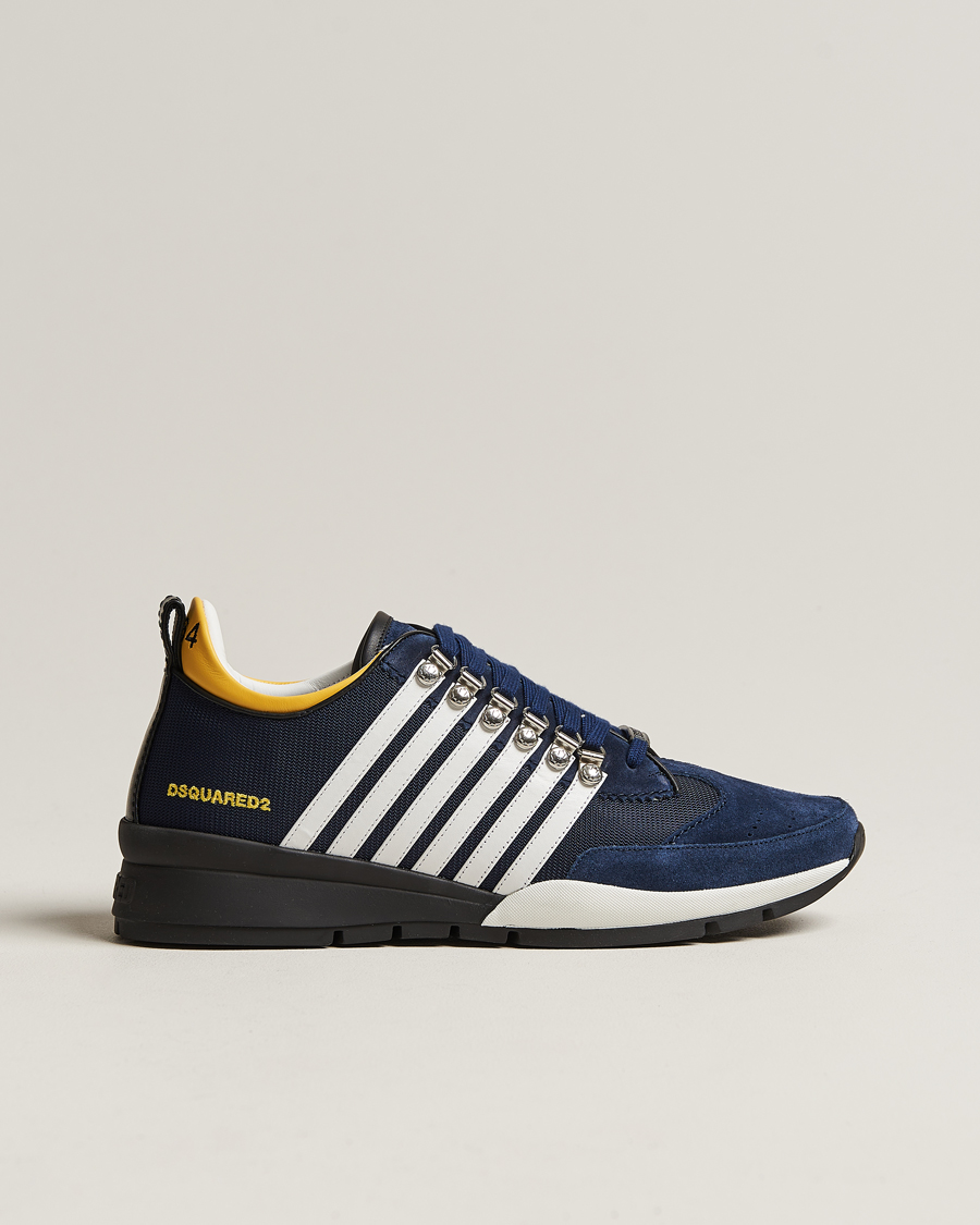 Herren | Dsquared2 Legendary Sneaker Navy/White/Yellow | Dsquared2 | Legendary Sneaker Navy/White/Yellow
