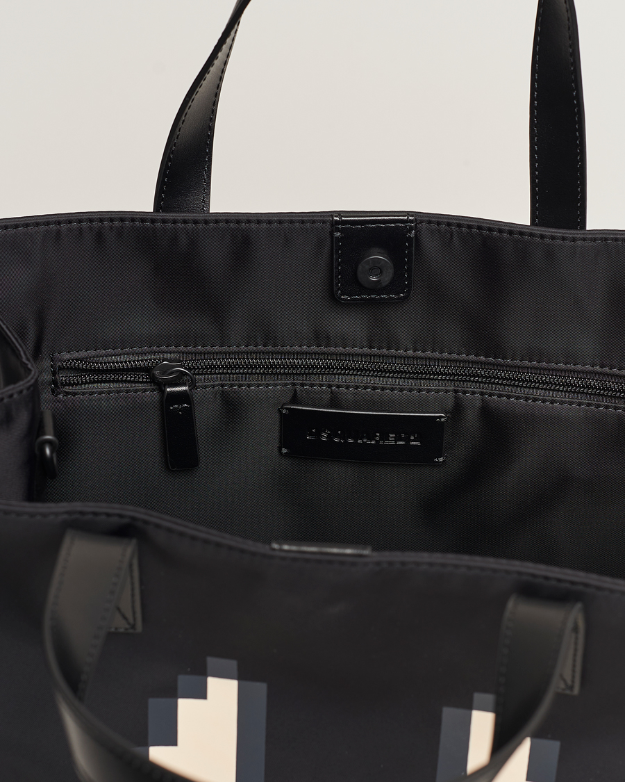 Herren | Dsquared2 Icon Mascotte Tote Bag Black | Dsquared2 | Icon Mascotte Tote Bag Black