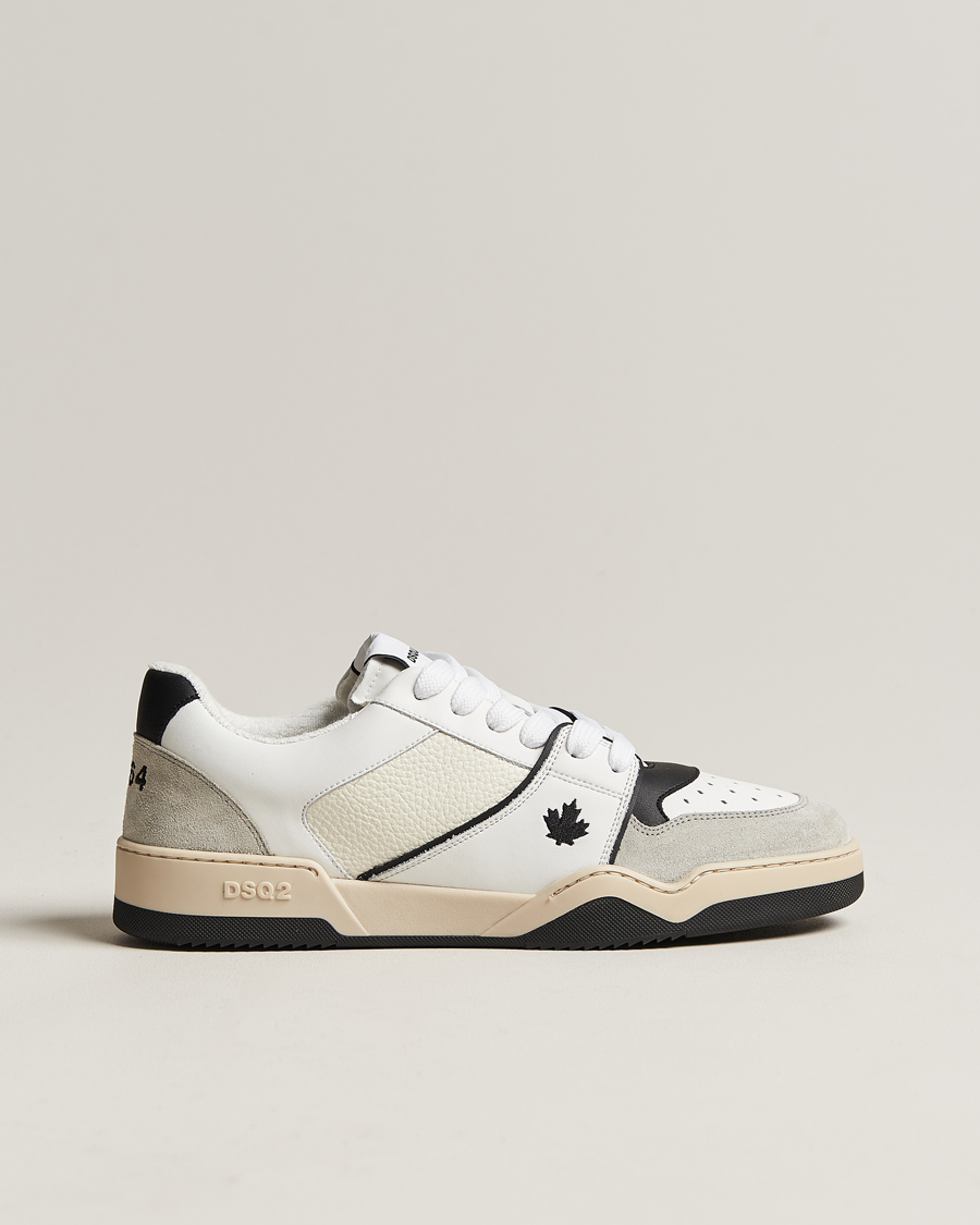 Herren | Dsquared2 Spiker Sneaker White/Black | Dsquared2 | Spiker Sneaker White/Black