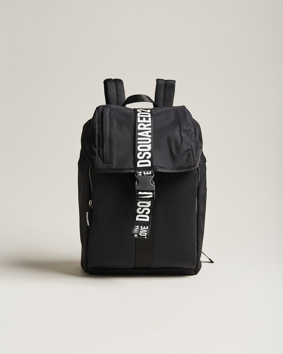 Herren | Dsquared2 Made With Love Backpack Black | Dsquared2 | Made With Love Backpack Black