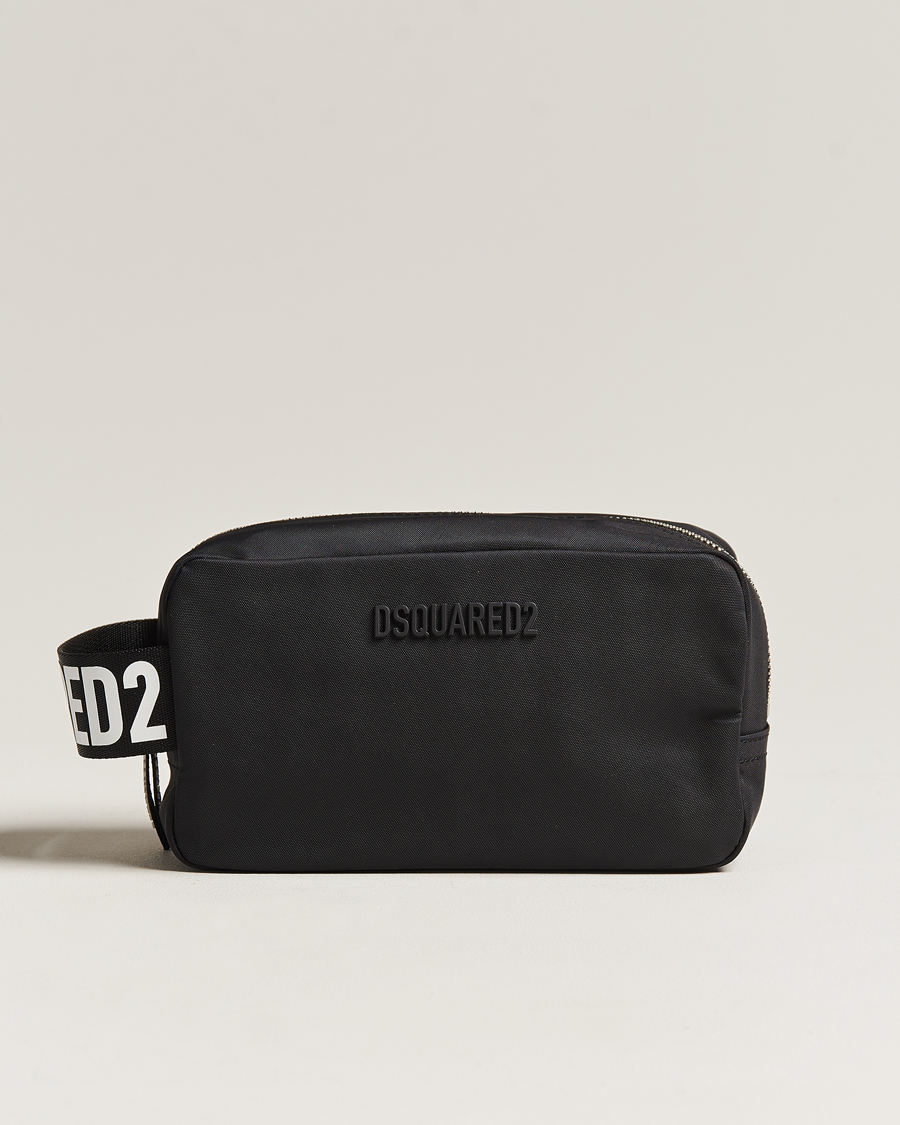 Herren | Dsquared2 Made With Love Washbag Black | Dsquared2 | Made With Love Washbag Black