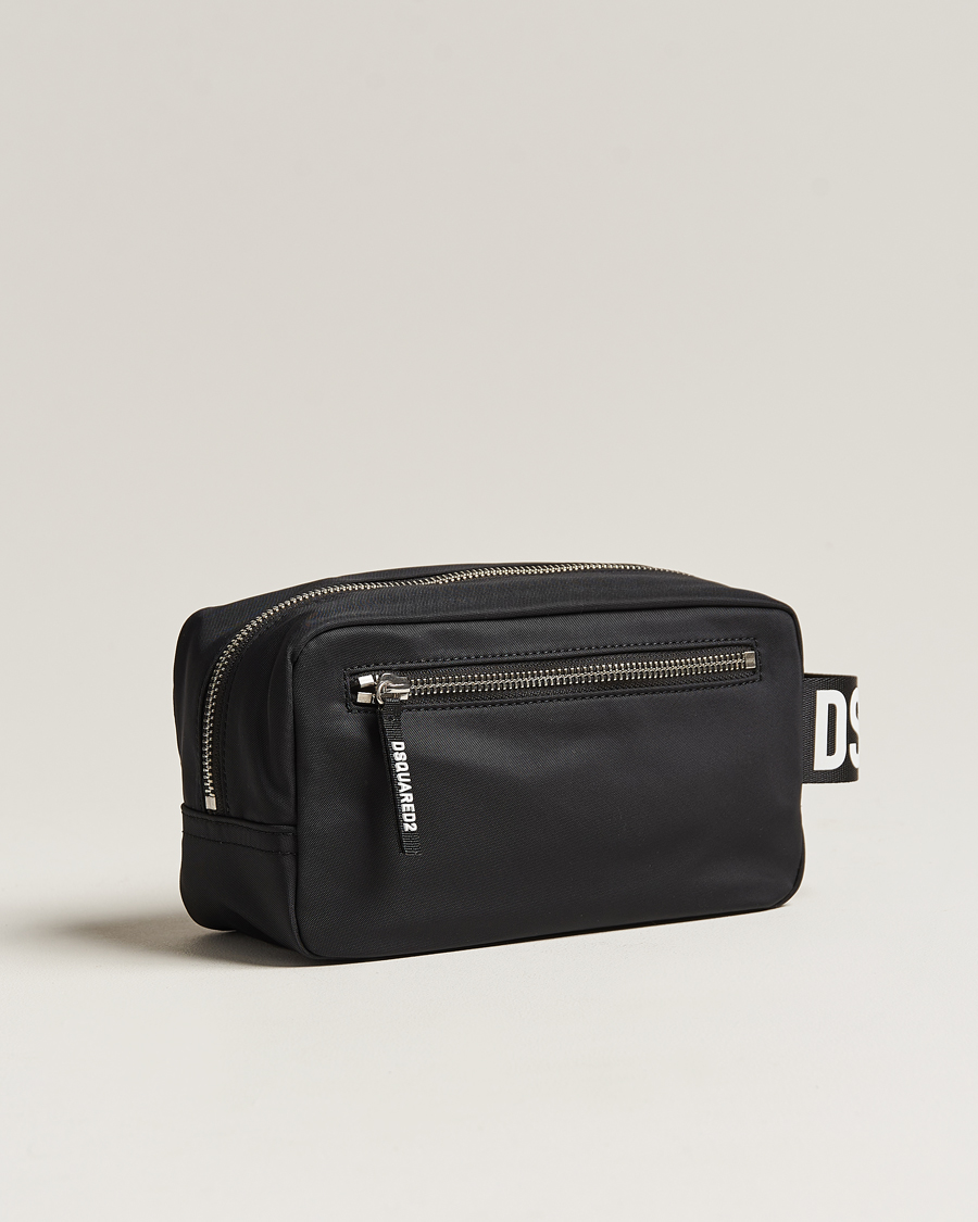 Herren | Dsquared2 Made With Love Washbag Black | Dsquared2 | Made With Love Washbag Black