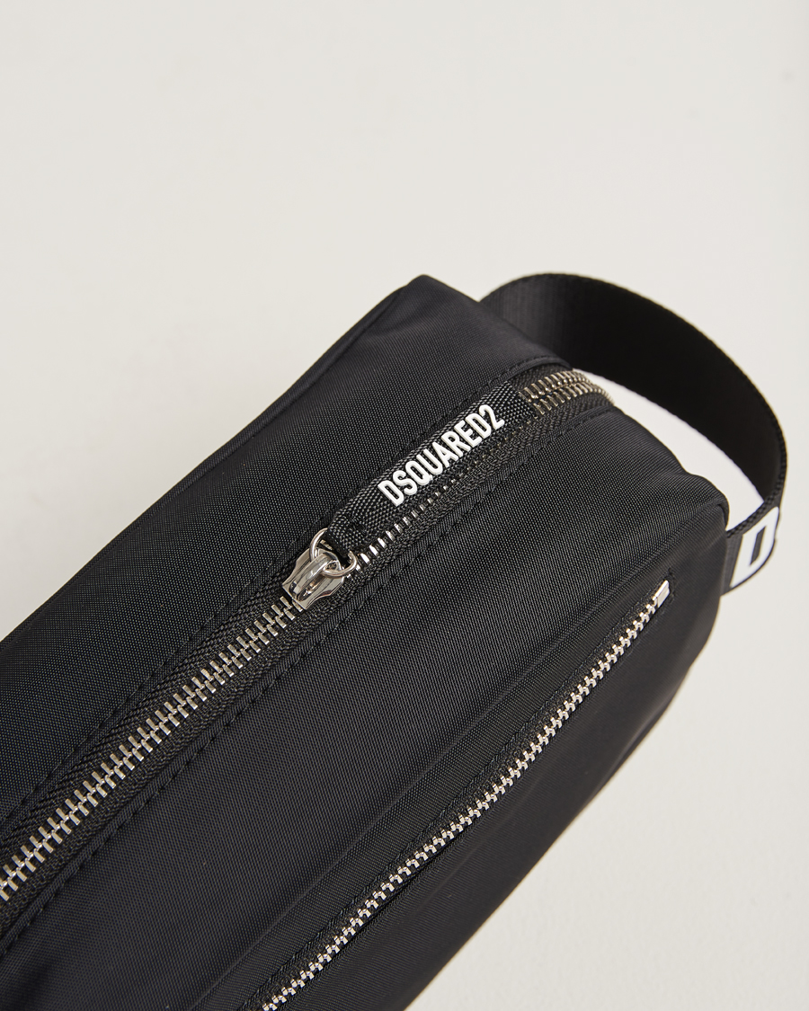 Herren | Dsquared2 Made With Love Washbag Black | Dsquared2 | Made With Love Washbag Black