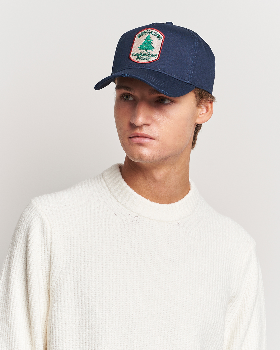 Herren | Dsquared2 Canadian Pines Cap Navy | Dsquared2 | Canadian Pines Cap Navy