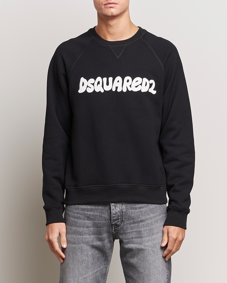 Herren | Dsquared2 | Dsquared2 | Cool Fit Crew Neck Sweatshirt Black