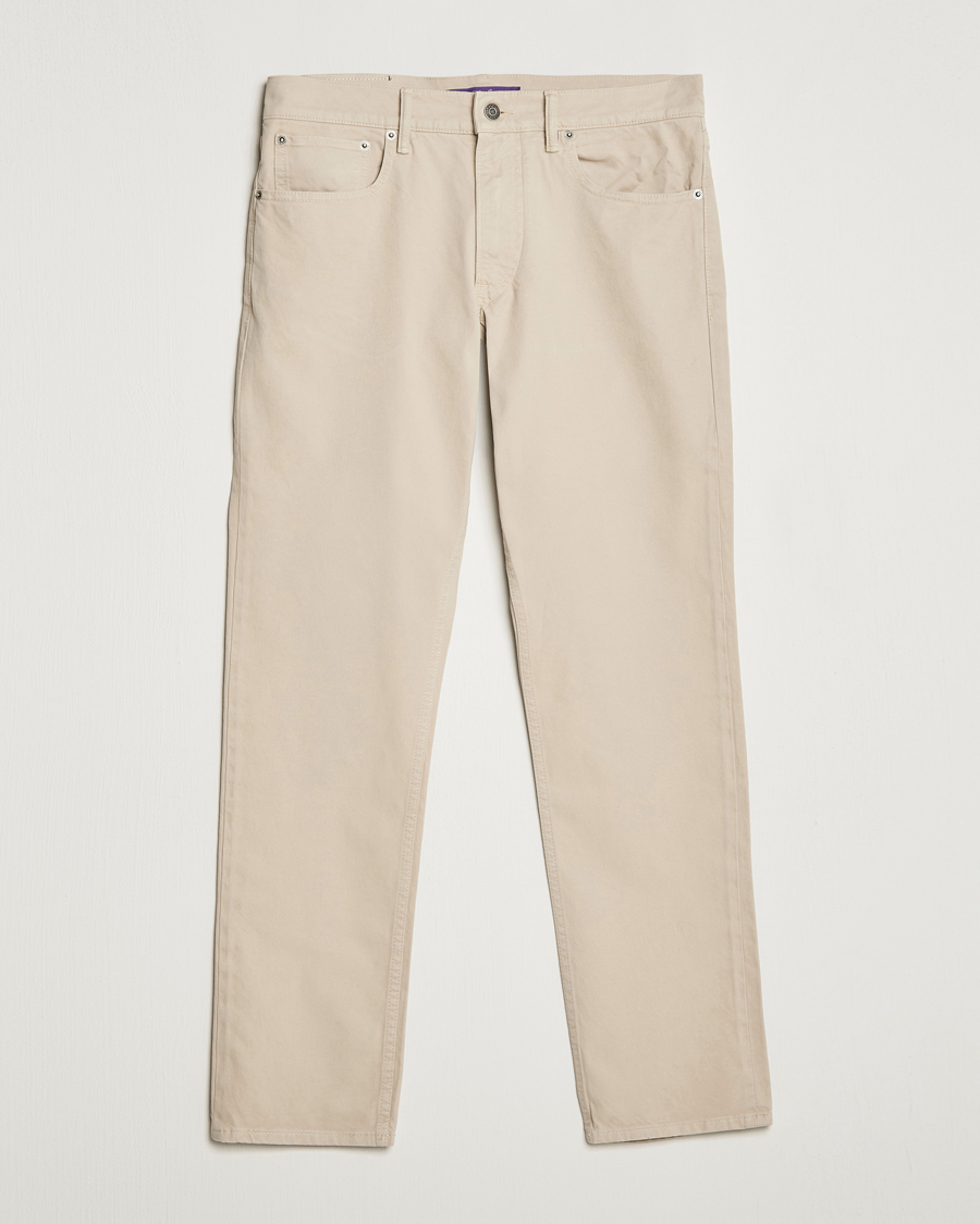 Herren | Hosen | Ralph Lauren Purple Label | Slim Fit 5-Pocket Pants Sand