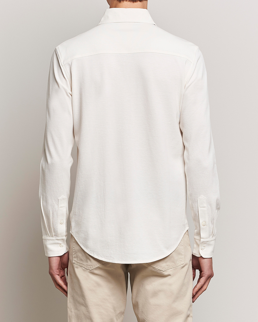 Herren | Hemden | Ralph Lauren Purple Label | Washed Cotton Pique Shirt Cream