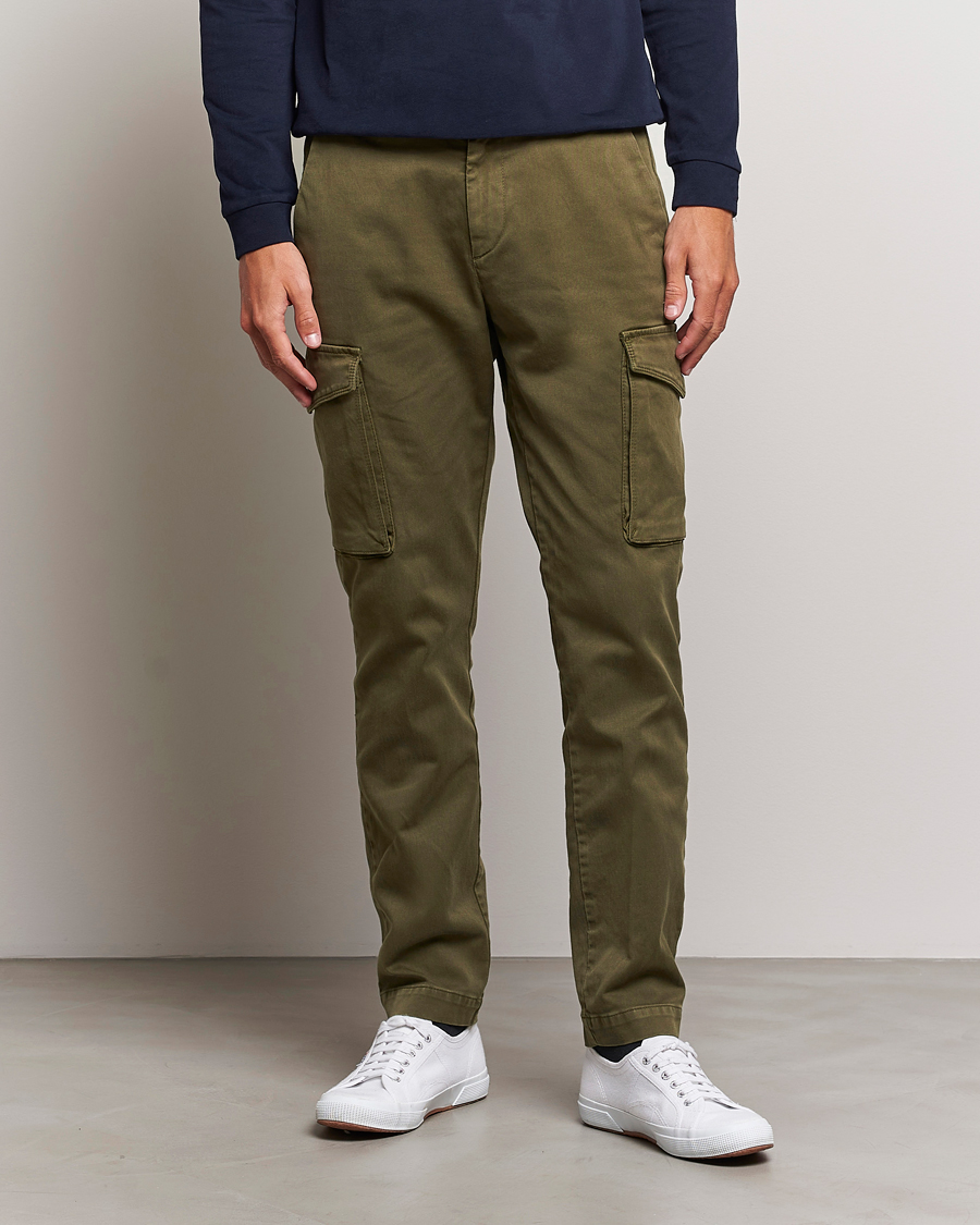 Herren | Hosen | Aeronautica Militare | Cotton Cargo Pants Off Green