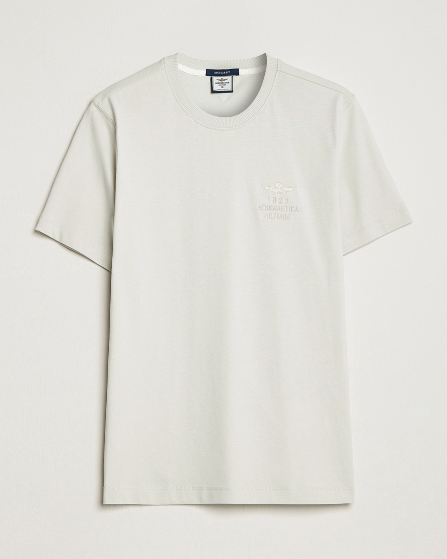 Herren | T-Shirts | Aeronautica Militare | TS2129 Crew Neck T-Shirt Ice Palace