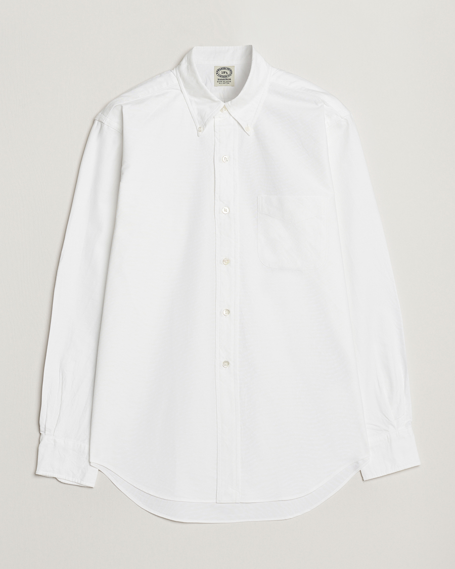 Herren | Hemden | Kamakura Shirts | Vintage Ivy Oxford Button Down Shirt White