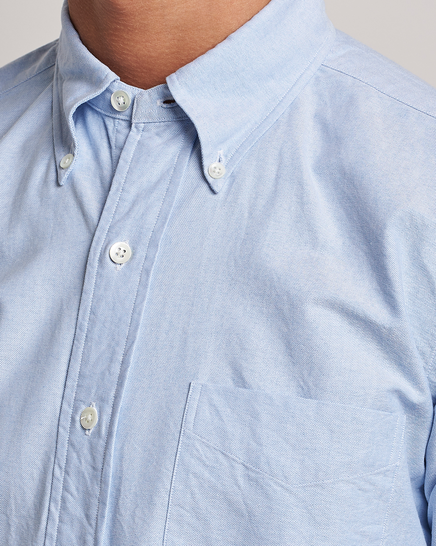 Herren | Hemden | Kamakura Shirts | Vintage Ivy Oxford Button Down Shirt Light Blue