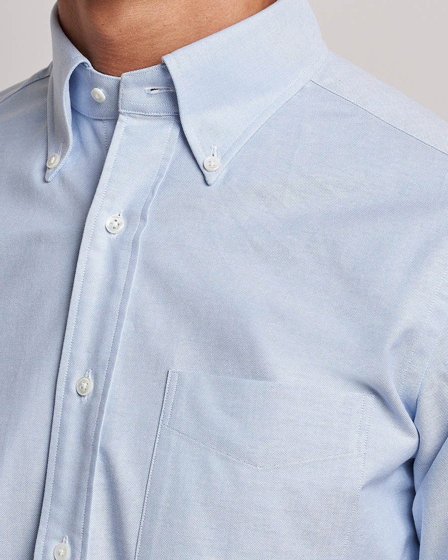Herren | Hemden | Kamakura Shirts | Slim Fit Oxford BD Shirt Light Blue