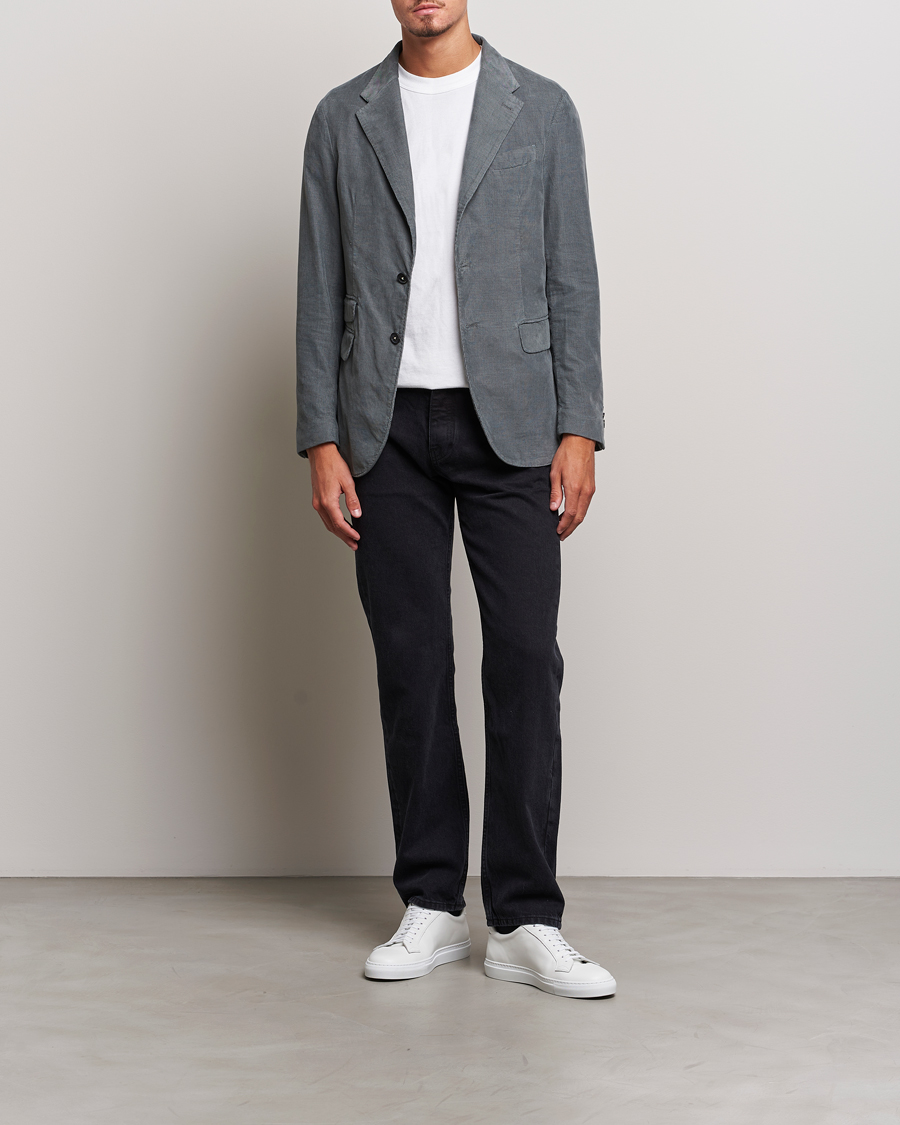 Herren | Sakkos | Massimo Alba | Baby Corduroy Blazer Smoke