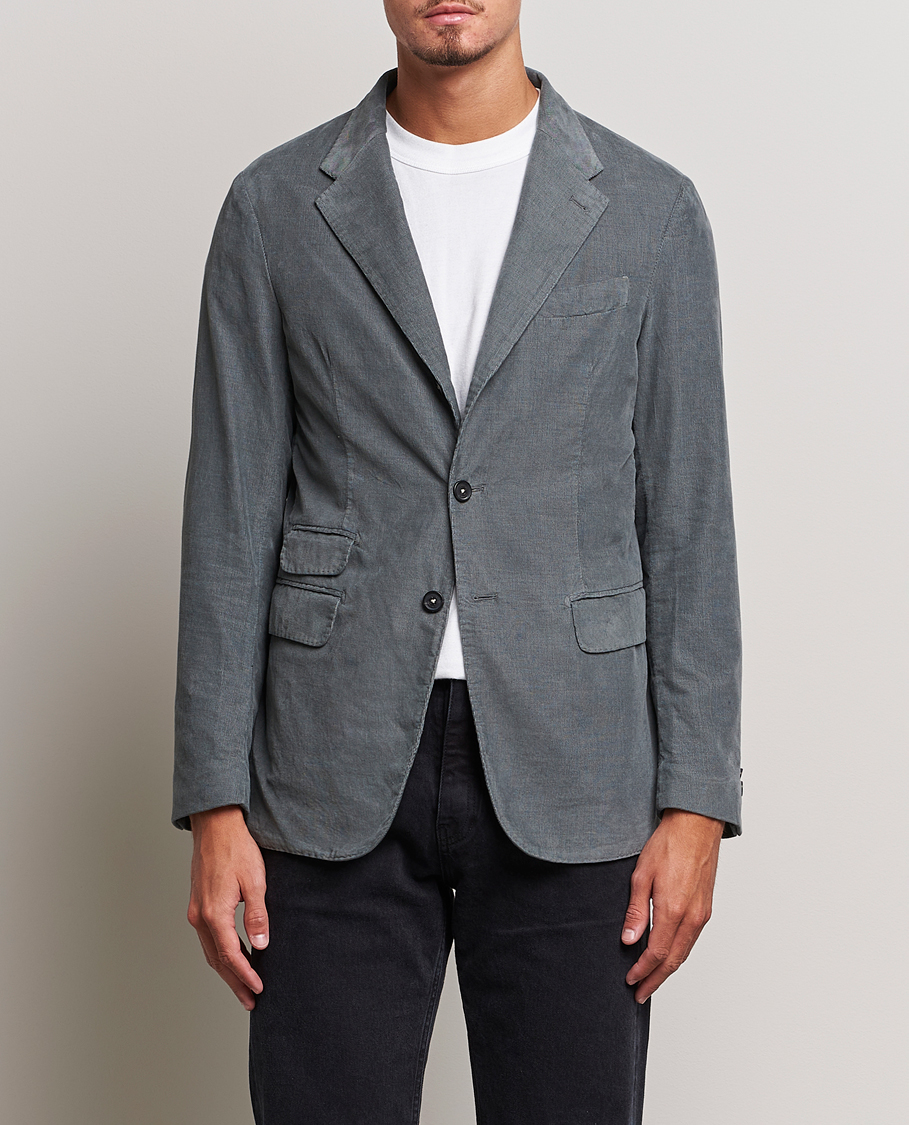 Herren | Sakkos | Massimo Alba | Baby Corduroy Blazer Smoke