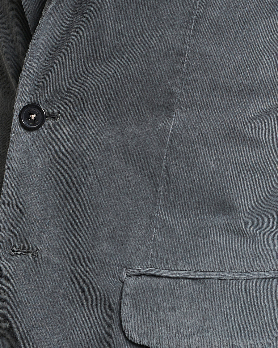 Herren | Sakkos | Massimo Alba | Baby Corduroy Blazer Smoke