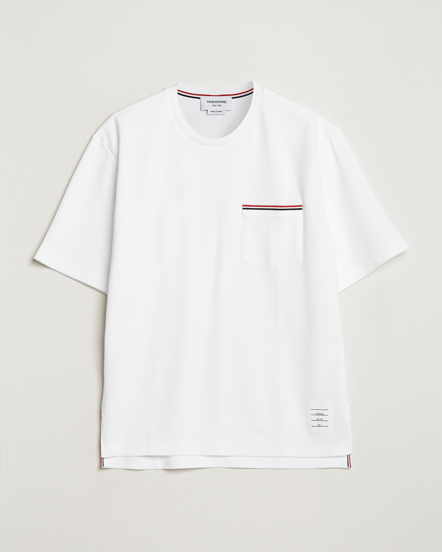 Herren | T-Shirts | Thom Browne | Short Sleeve Pocket T-Shirt White