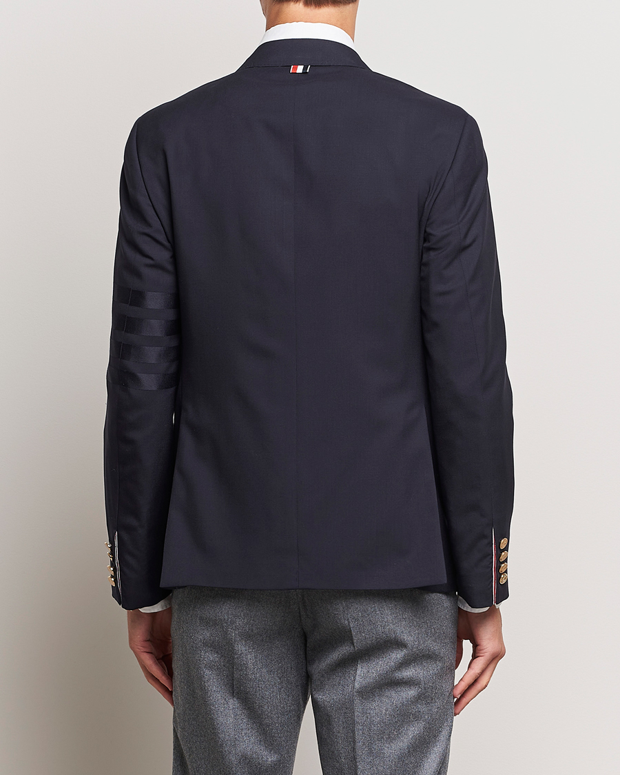 Herren | Sakkos | Thom Browne | Tonal 4 Bar Wool Blazer Navy